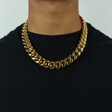 gold cuban link chains